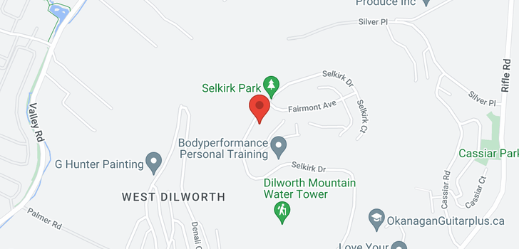 map of 2482 Selkirk Drive